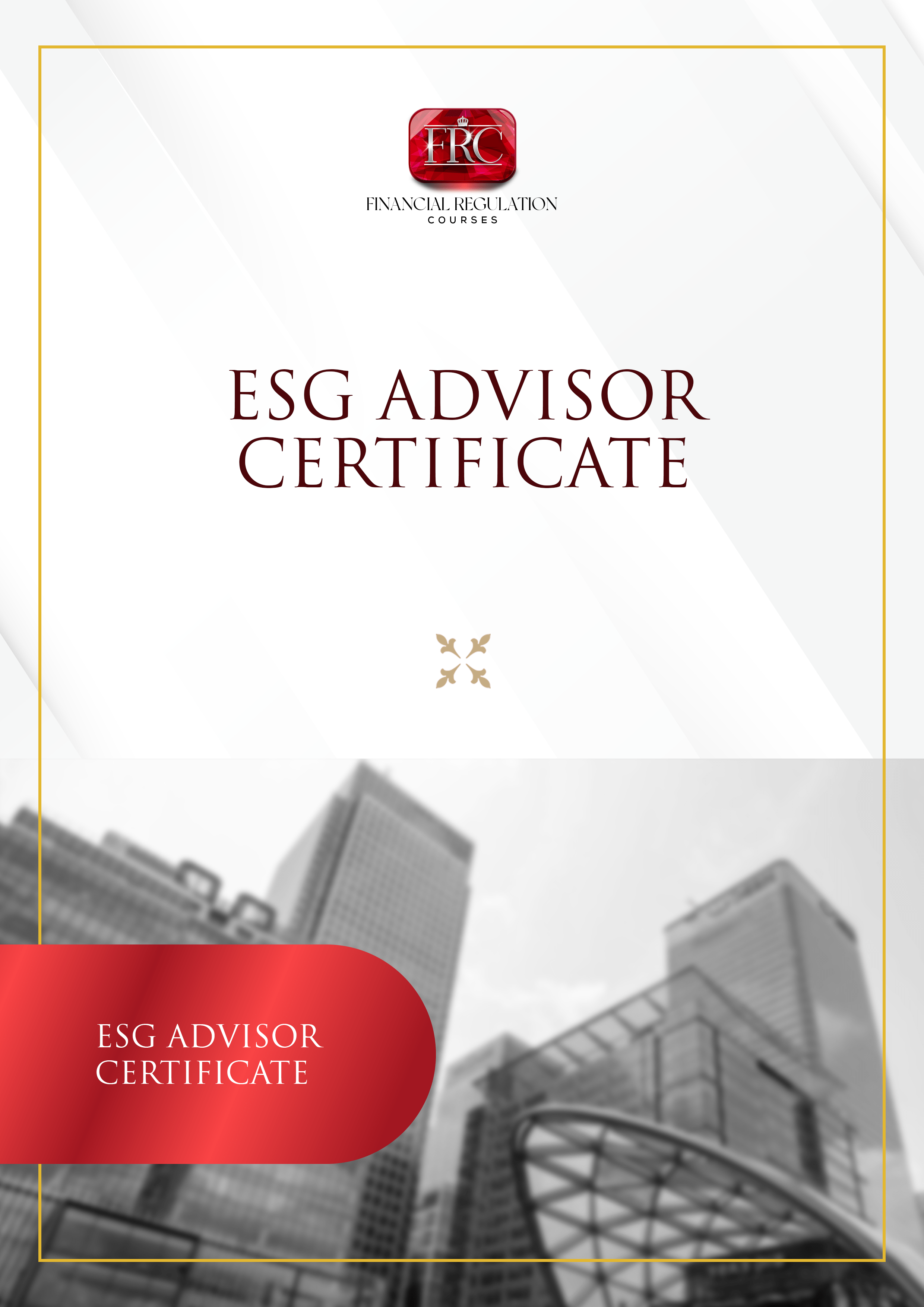 ESG Advisor Certification